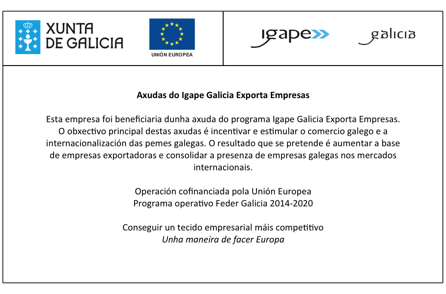 Galicia Exporta Empresas